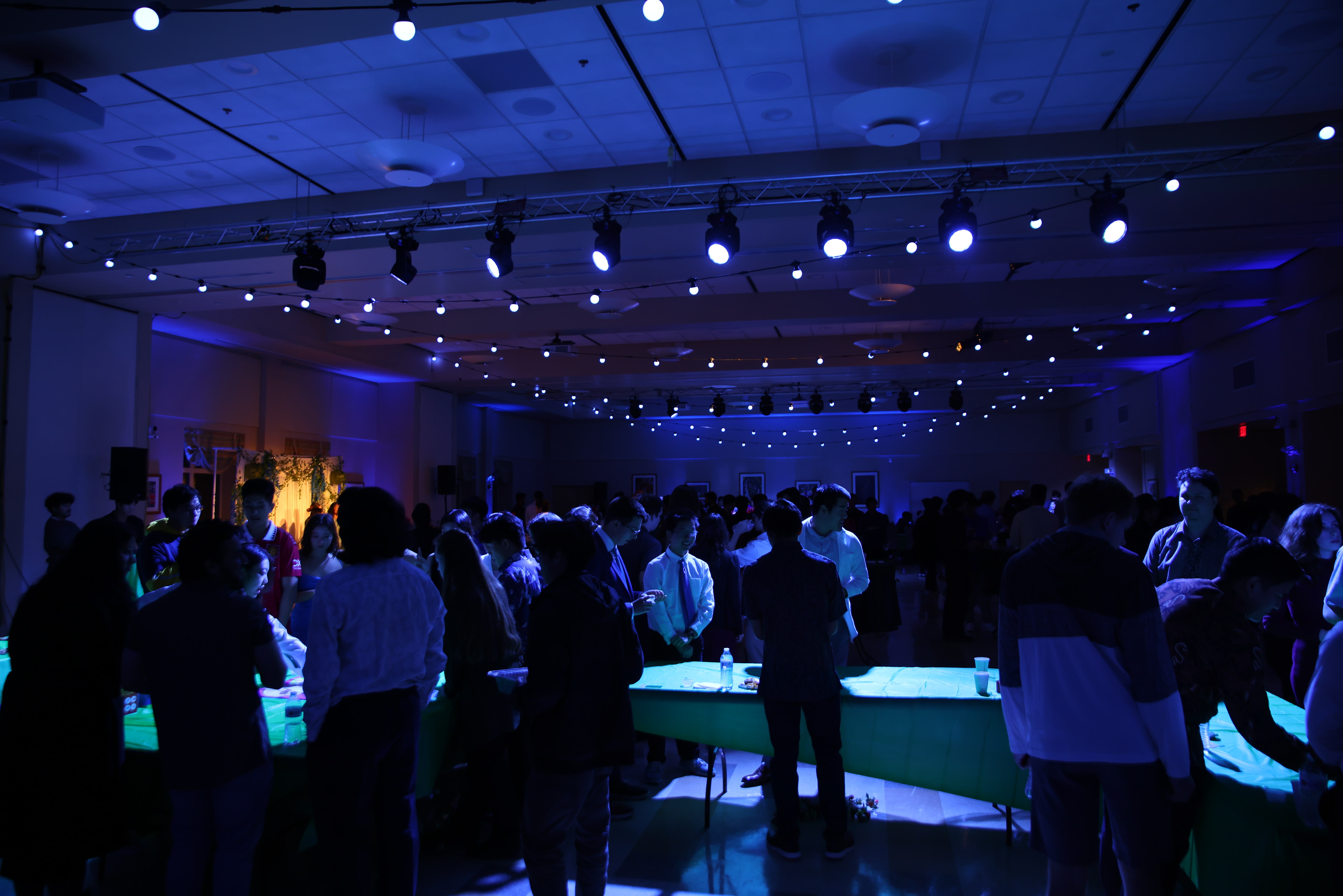 Pan Asian Semi-Formal featured string lights, area lighting, and uplights