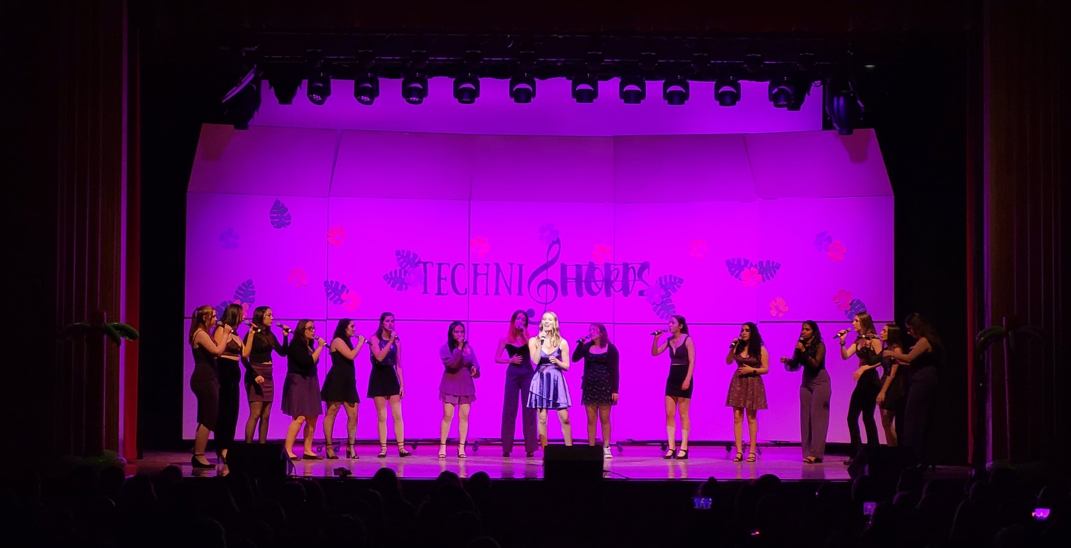 Technichords: Temptations from the Tropics a cappella concert using ULX-D wireless microphones